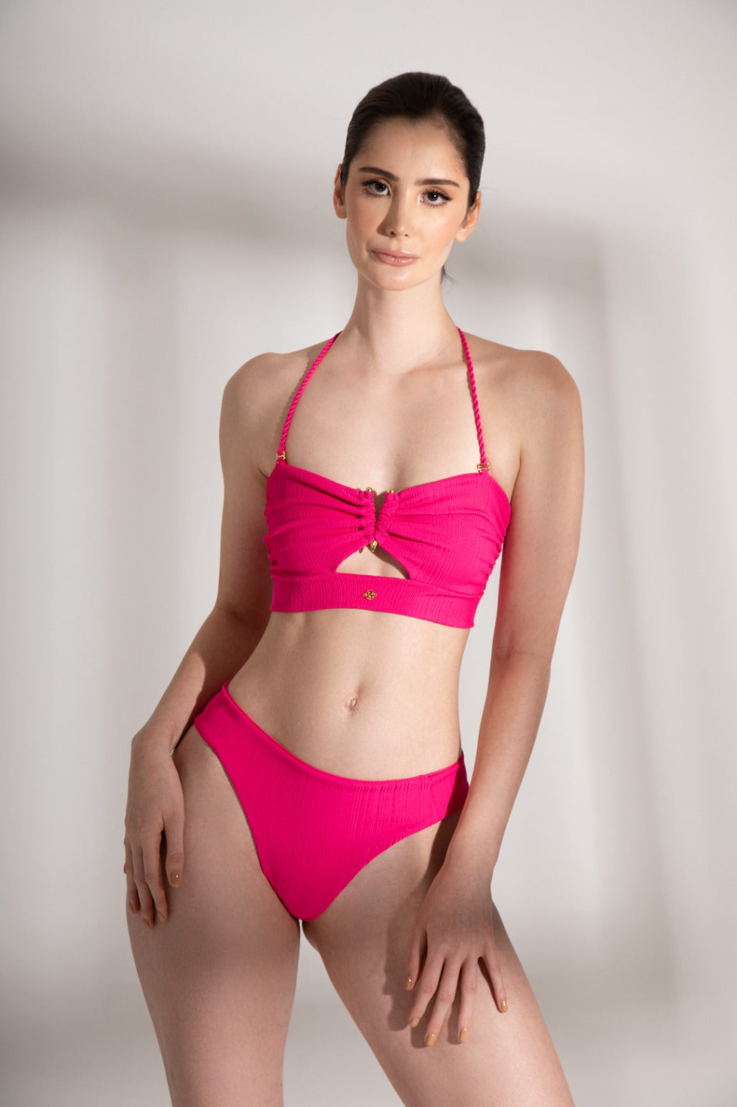 Vestido de baño fucsia