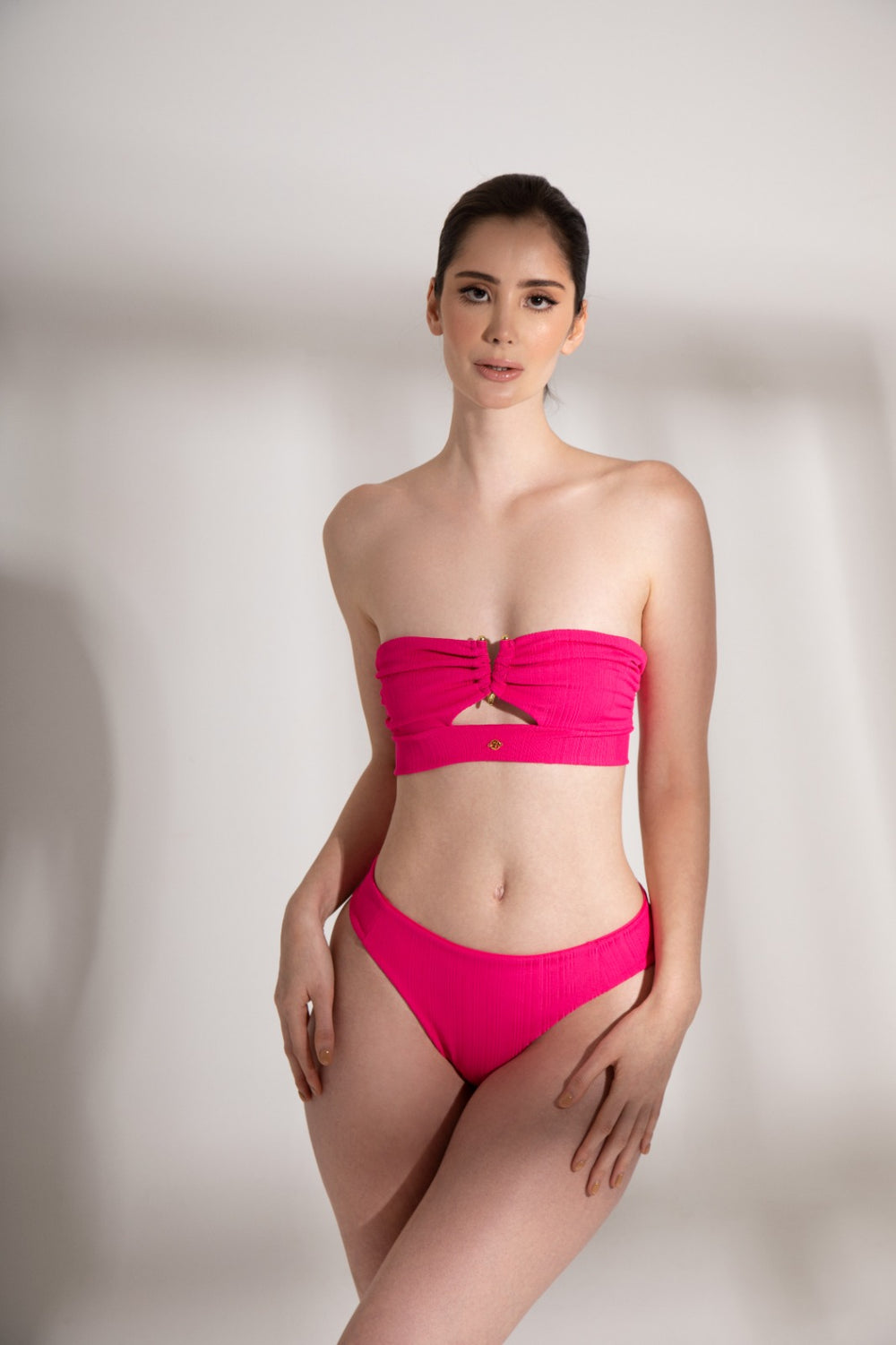 Vestido de baño fucsia