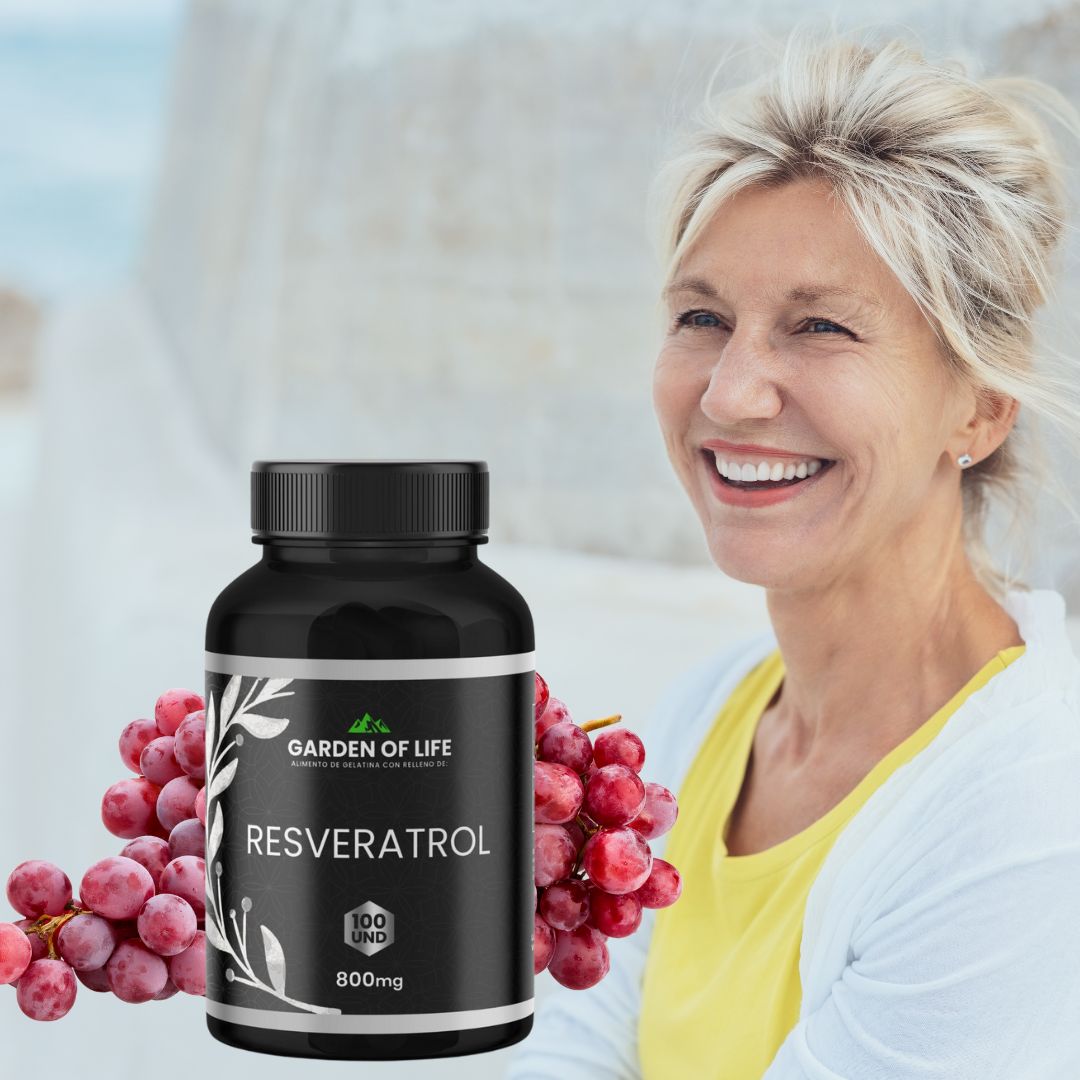 Resveratrol de 800 Mg: Tu Arma Silenciosa Contra el Envejecimiento, el Cáncer y la Inflamación Crónica — Todo en una Dosis Diaria.